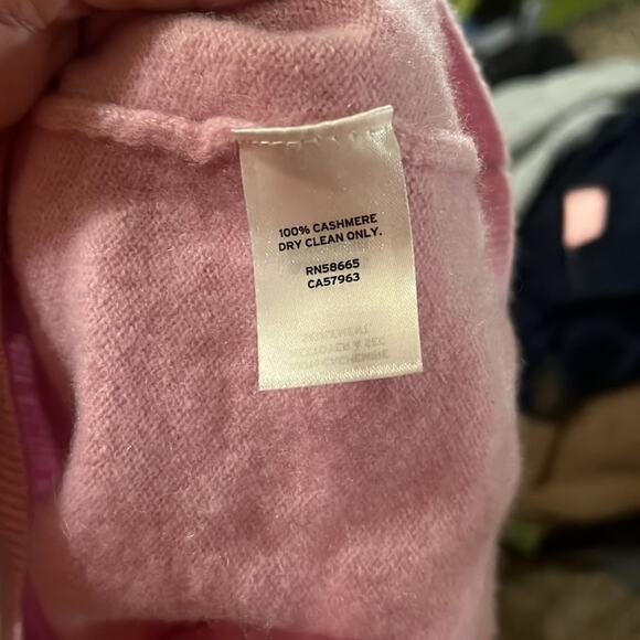 NORDSTROM quiet luxury pink cashmere sweater XS - Picture 3 of 5